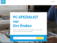 Tablet Screenshot of pcspezialist.de